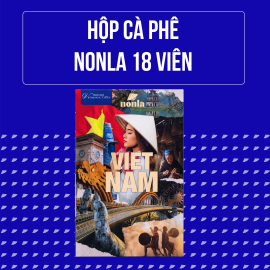 Hộp Cafe  Mix Vị Sấy Thăng Hoa NONLA 18 Viên