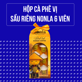 Cafe Vị Sầu Riêng- Hộp Nonla 6 Viên