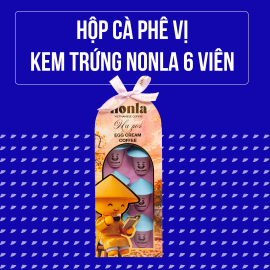 Cafe Vị Kem Trứng- Hộp Nonla 6 Viên