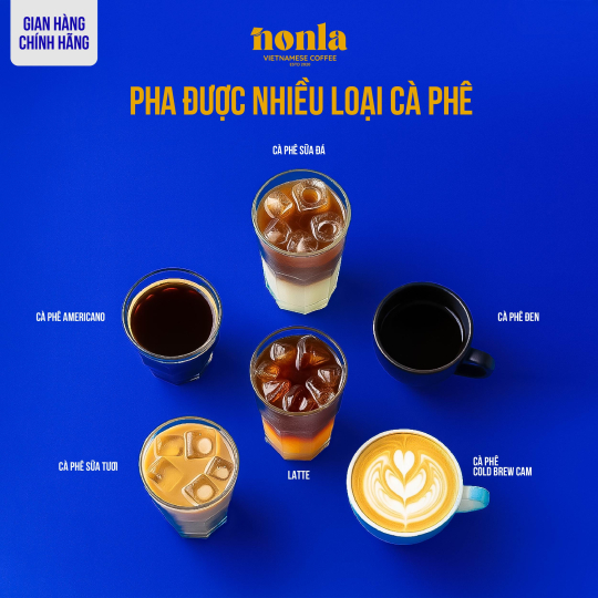 Cafe Vị Sữa Dừa- Hộp Nonla 6 Viên  